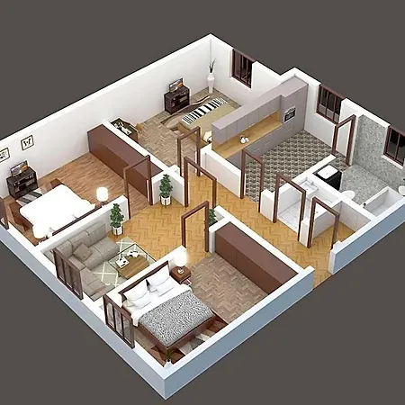 Apartment Contemporary - By Nahuen *